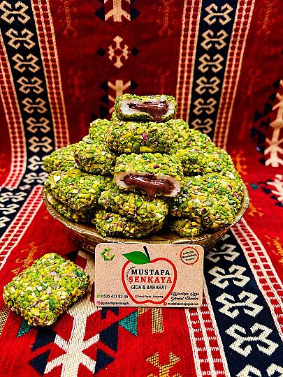 Pirinç Fıstıklı Çikolatalı Bohça Lokum 500gr